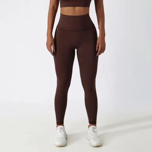 Damskie fitnessowe legginsy szybkoschnące z wysokim stanem