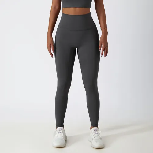 Damskie fitnessowe legginsy szybkoschnące z wysokim stanem