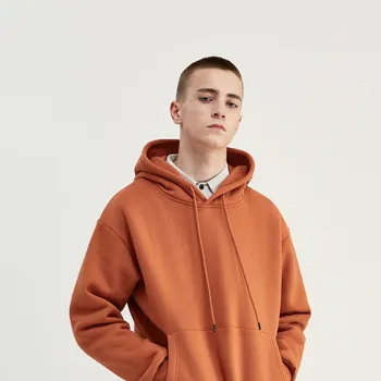 Unisex casual mikina s kapucí se stahovací šňůrkou a kapsou