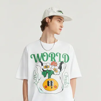 Unisex oversize tričko s krátkým rukávem a komiksovým potiskem Sunny World