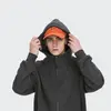 Unisex volná stylová jednobarevná mikina na zip s kapsami a kapucí 