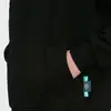 Unisex volná stylová jednobarevná mikina na zip s kapsami a kapucí 